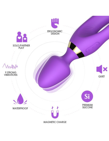 ARMONY MASSAGER VIBRATOR RABBIT PURPLE