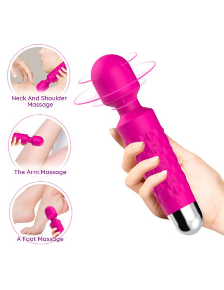 ARMONY POSTMAN MASSAGER VIBRATOR SUPER FLEXIBLE HEAD FUCHSIA