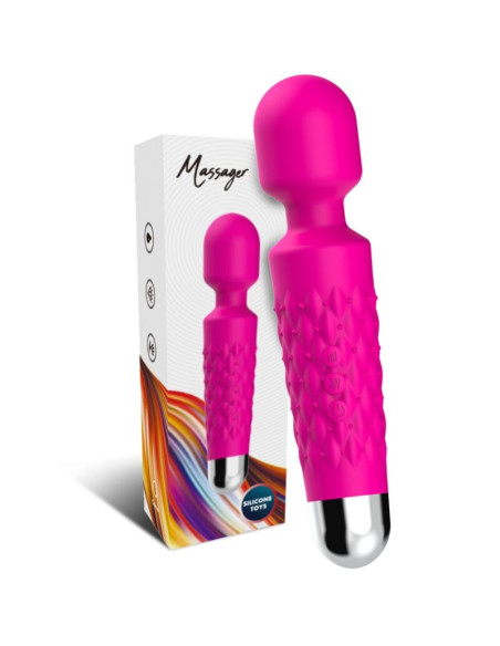 ARMONY POSTMAN MASSAGER VIBRATOR SUPER FLEXIBLE HEAD FUCHSIA