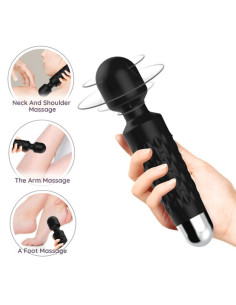 ARMONY POSTMAN MASSAGER VIBRATOR SUPER FLEXIBLE HEAD BLACK