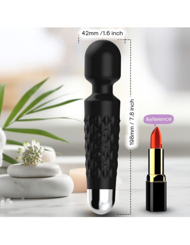 ARMONY POSTMAN MASSAGER VIBRATOR SUPER FLEXIBLE HEAD BLACK