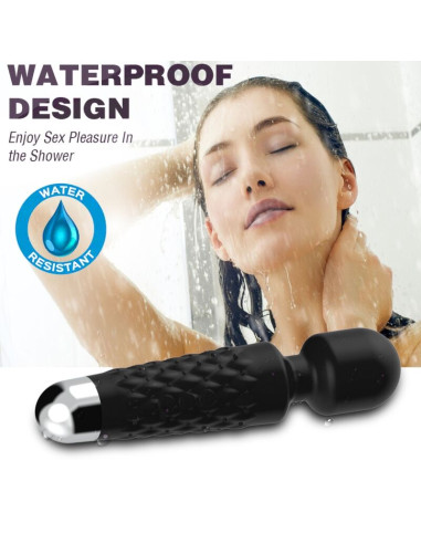 ARMONY POSTMAN MASSAGER VIBRATOR SUPER FLEXIBLE HEAD BLACK