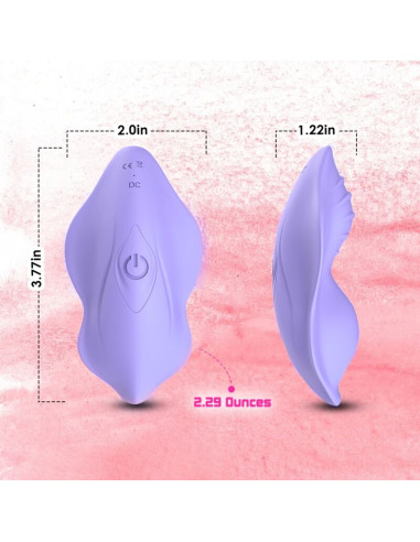 ARMONY WHISPER WEARABLE PANTIES VIBRATOR REMOTE CONTROL PURPLE