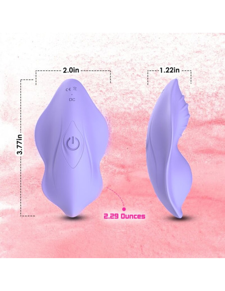 ARMONY WHISPER WEARABLE PANTIES VIBRATOR REMOTE CONTROL PURPLE