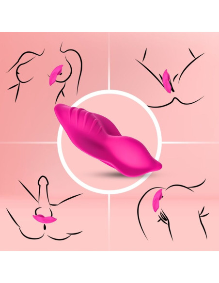 ARMONY WHISPER WEARABLE PANTIES VIBRATOR REMOTE CONTROL FUCHSIA