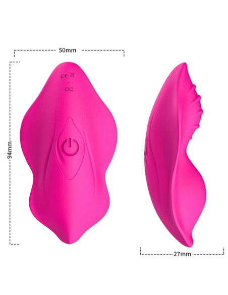 ARMONY WHISPER WEARABLE PANTIES VIBRATOR REMOTE CONTROL FUCHSIA