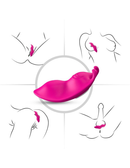 ARMONY HONEYBEE WEARABLE PANTIES VIBRATOR G SPOT REMOTE CONTROL FUCHSIA