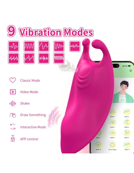 ARMONY HONEYBEE WEARABLE PANTIES VIBRATOR G SPOT FUCHSIA FREE APP
