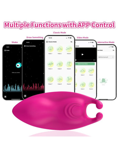 ARMONY HONEYBEE WEARABLE PANTIES VIBRATOR G SPOT FUCHSIA FREE APP