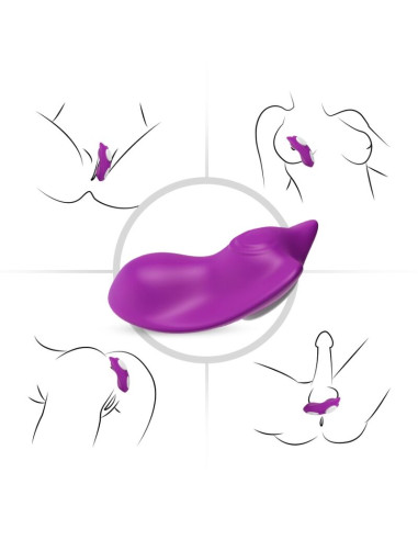 ARMONY BUTTERFLY WEARABLE PANTIES VIBRATOR REMOTE CONTROL PINK