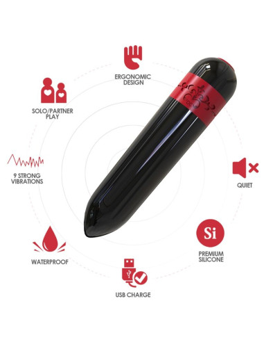 ARMONY ROCKET VIBRATOR BULLET BLACK