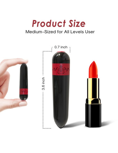 ARMONY ROCKET VIBRATOR BULLET REMOTE CONTROL BLACK