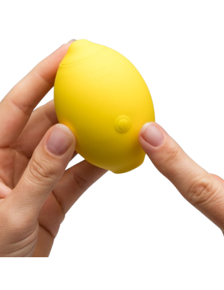 ROMP LEMON CRUSH PLEASURE AIR CLITORAL STIMULATOR YELLOW