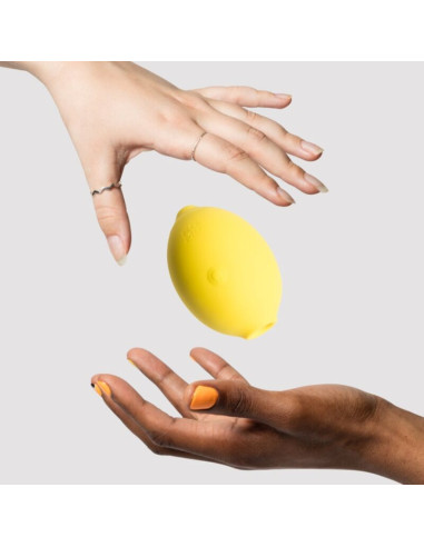 ROMP LEMON CRUSH PLEASURE AIR CLITORAL STIMULATOR YELLOW