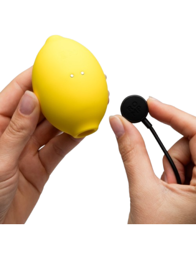 ROMP LEMON CRUSH PLEASURE AIR CLITORAL STIMULATOR YELLOW