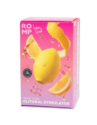 ROMP LEMON CRUSH PLEASURE AIR CLITORAL STIMULATOR YELLOW