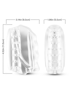 ARMONY MASTER MASTURBATOR VIBRATOR TRANSPARENTE 2