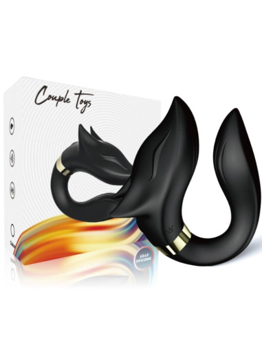 ARMONY FOX VIBRATOR FOR COUPLES REMOTE CONTROL BLACK