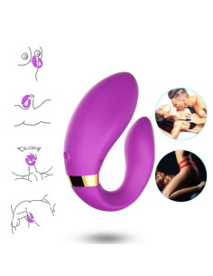 ARMONY CRESCENT VIBRATOR FOR COUPLES REMOTE CONTROL PURPLE 2