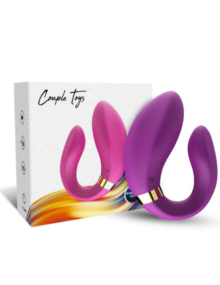 ARMONY CRESCENT VIBRATOR FOR COUPLES REMOTE CONTROL PURPLE