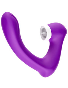 ARMONY SECRETKISS LICKING VIBRATING CLIT VIBRATOR CURVED PURPLE