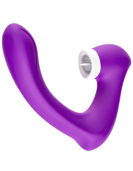 ARMONY SECRETKISS LICKING VIBRATING CLIT VIBRATOR CURVED PURPLE
