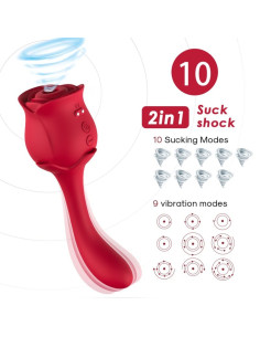 ARMONY ROSELOVER CLITORIS SUCTION STIMULATOR RED 2