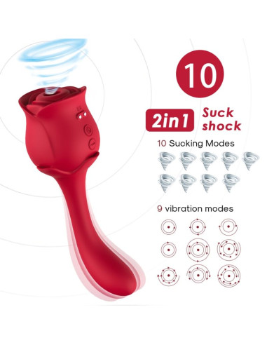 ARMONY ROSELOVER CLITORIS SUCTION STIMULATOR RED