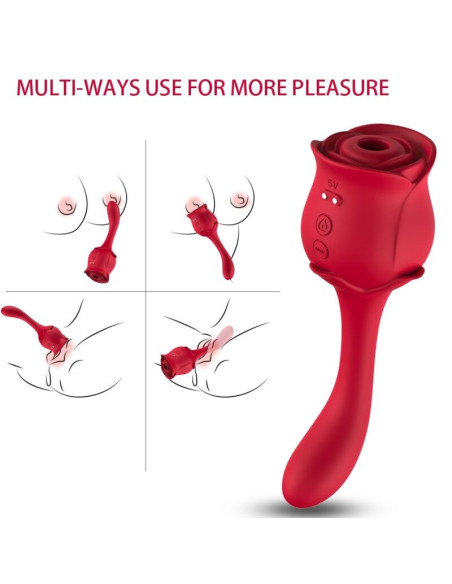 ARMONY ROSELOVER CLITORIS SUCTION STIMULATOR RED
