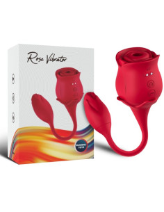 ARMONY PINK CLITORIS SUCKER VIBRATOR 10 MODES RED