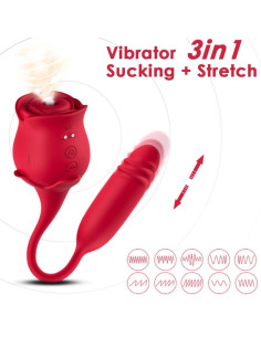 ARMONY ROSEKNIGTH CLITORIS SUCKER VIBRATOR RED 2