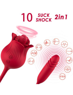 ARMONY ROSELIP LICKING VIBRATING CLIT VIBRATOR RED 2