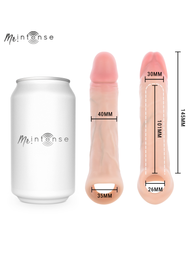 MR INTENSE SIMON M SILICONE PENIS SLEEVE 145 CM O 4 CM