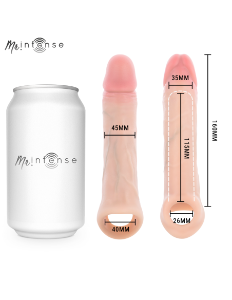 MR INTENSE SIMON L SILICONE PENIS COVER 16 CM O 45 CM