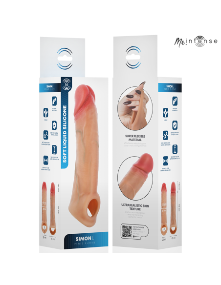 MR INTENSE SIMON L SILICONE PENIS COVER 16 CM O 45 CM