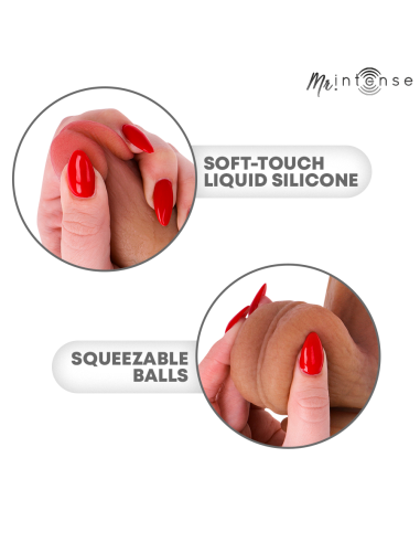 MR INTENSE BRUCE S SILICONE DILDO WITH TESTICLES 178 CM O 4 CM
