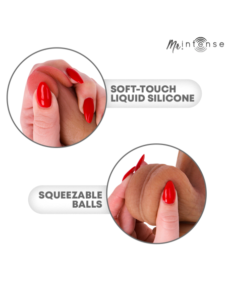 MR INTENSE BRUCE S SILICONE DILDO WITH TESTICLES 178 CM O 4 CM