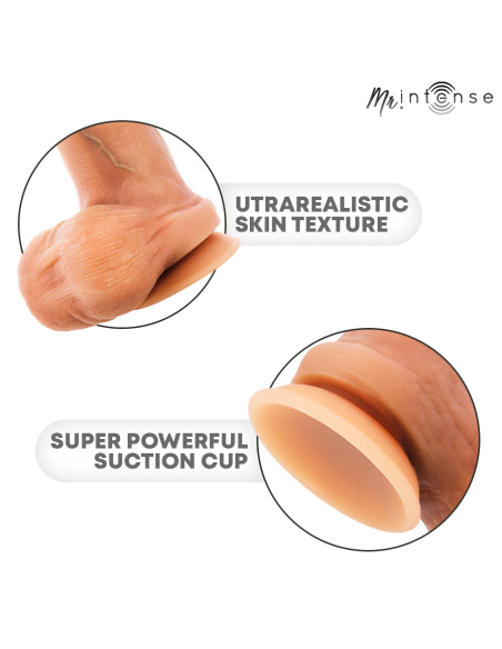 MR INTENSE BRUCE M SILICONE DILDO WITH TESTICLES 20 CM O 45 CM