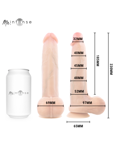 MR INTENSE BRUCE L DILDO SILICONE 23 CM O 52 CM