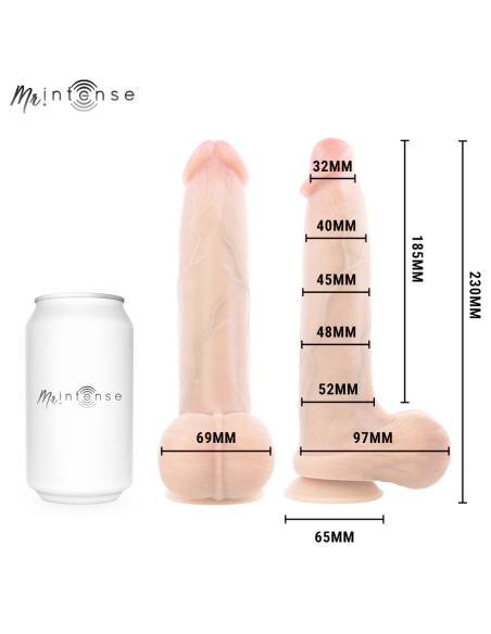 MR INTENSE BRUCE L DILDO SILICONE 23 CM O 52 CM