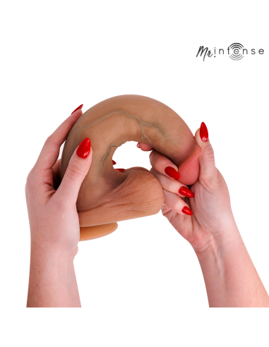 MR INTENSE BRUCE XL SILICONE DILDO WITH TESTICLES 255 CM O 55 CM