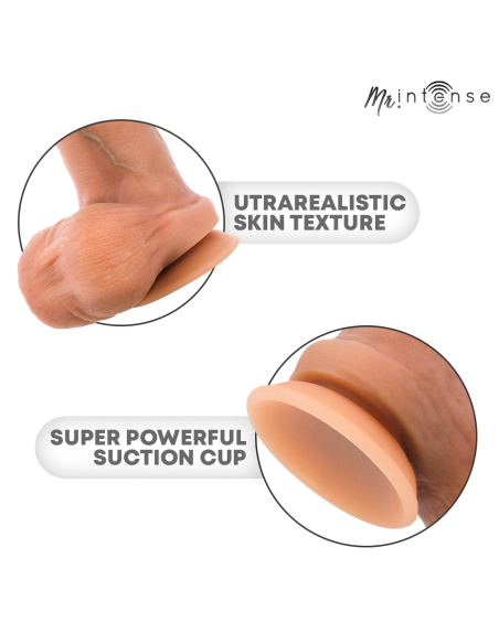 MR INTENSE BRUCE XL SILICONE DILDO WITH TESTICLES 255 CM O 55 CM