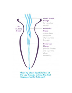 ANAL FANTASY ELITE MEGA ANAL GAPER CLEAR ANAL PLUG 2