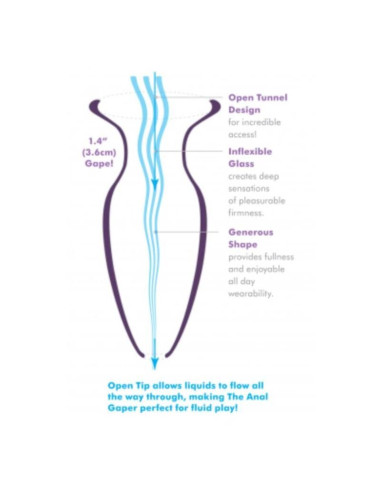 ANAL FANTASY ELITE MEGA ANAL GAPER CLEAR ANAL PLUG