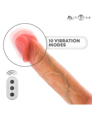 MR INTENSE LOGAN VIBRATOR DILDO SILICONE WITH HEAT EFFECT AND REMOTE CONTROL 20 CM O 41 CM