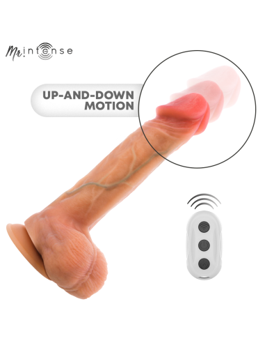 MR INTENSE LOGAN VIBRATOR DILDO SILICONE WITH HEAT EFFECT AND REMOTE CONTROL 20 CM O 41 CM