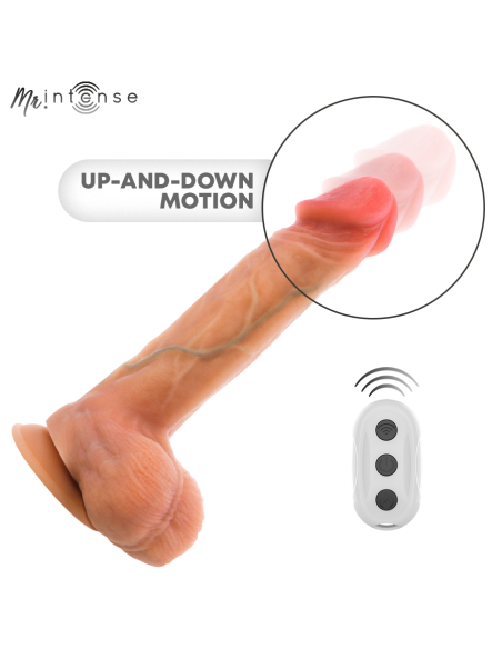 MR INTENSE LOGAN VIBRATOR DILDO SILICONE WITH HEAT EFFECT AND REMOTE CONTROL 20 CM O 41 CM
