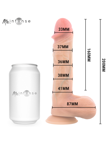 MR INTENSE LOGAN VIBRATOR DILDO SILICONE WITH HEAT EFFECT AND REMOTE CONTROL 20 CM O 41 CM