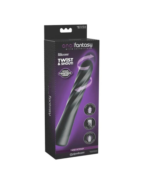 ANAL FANTASY ELITE TWIST ECSTASY RECHARGEABLE ROTATING ANAL STIMULATOR