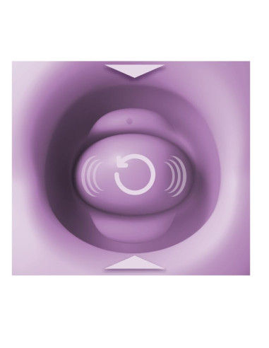 FANTASY FOR HER LUSH KISS PLUSH PURPLE SUCTION LICKING CLITORAL STIMULATOR